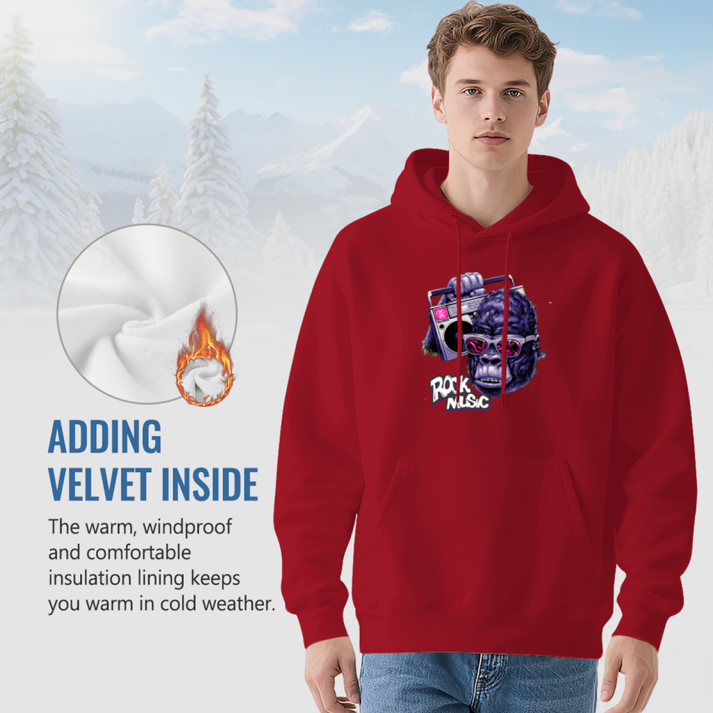 Fierce Gorilla Pullover - "ROCK MUSIC"