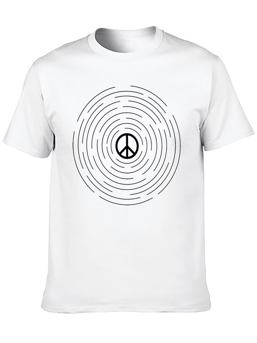 Peace Sign Circle Graphic Tee