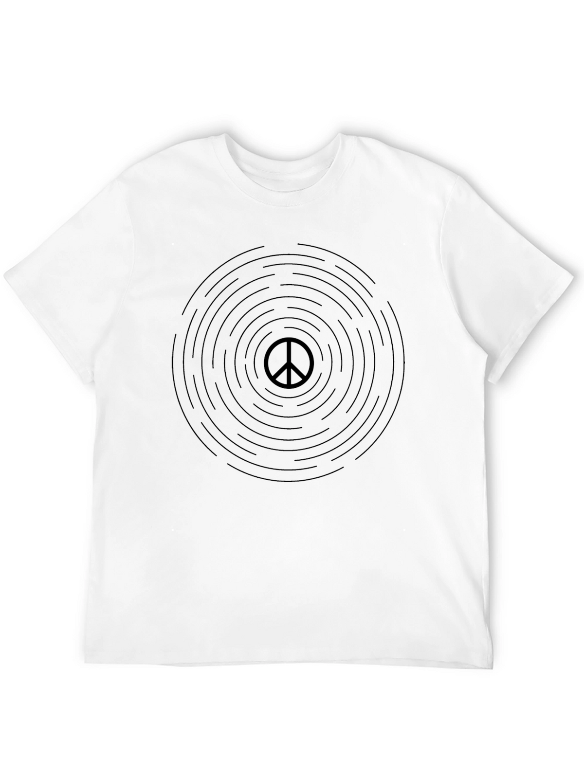 Peace Sign Circle Graphic Tee