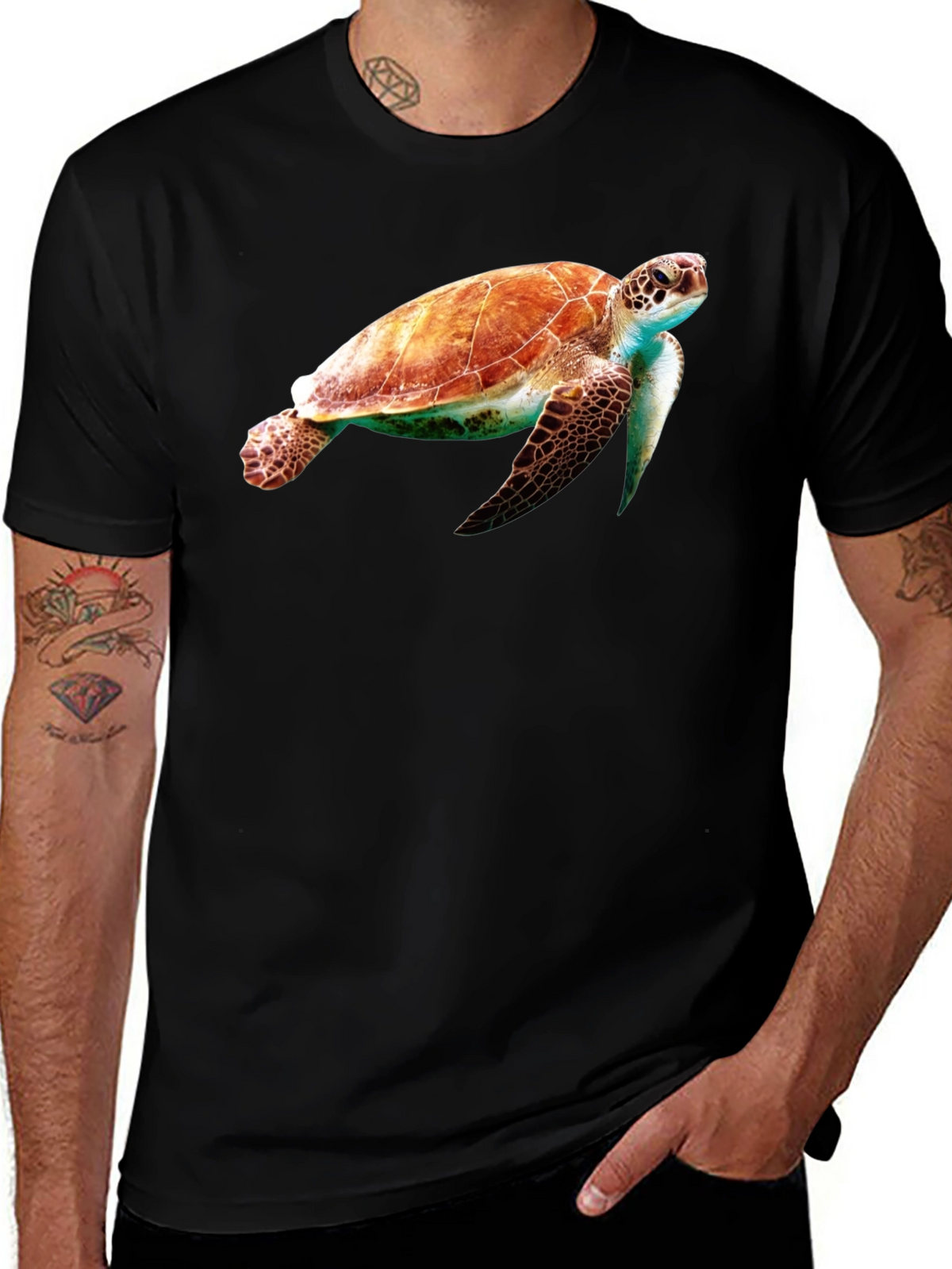 Sea Turtle Graphic T-Shirt - Ocean Lover Tee