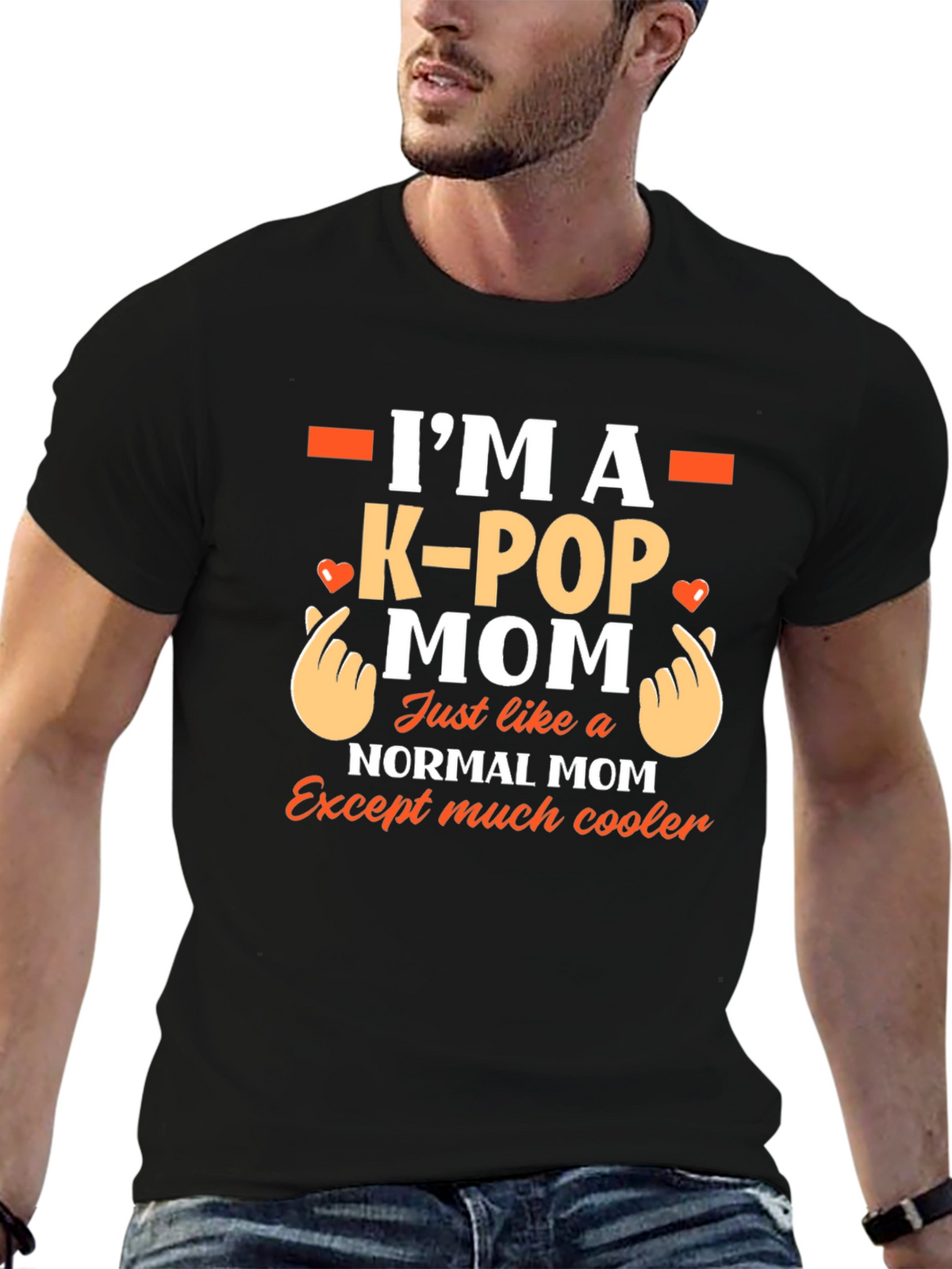 Im A K-Pop Mom Graphic T-Shirt