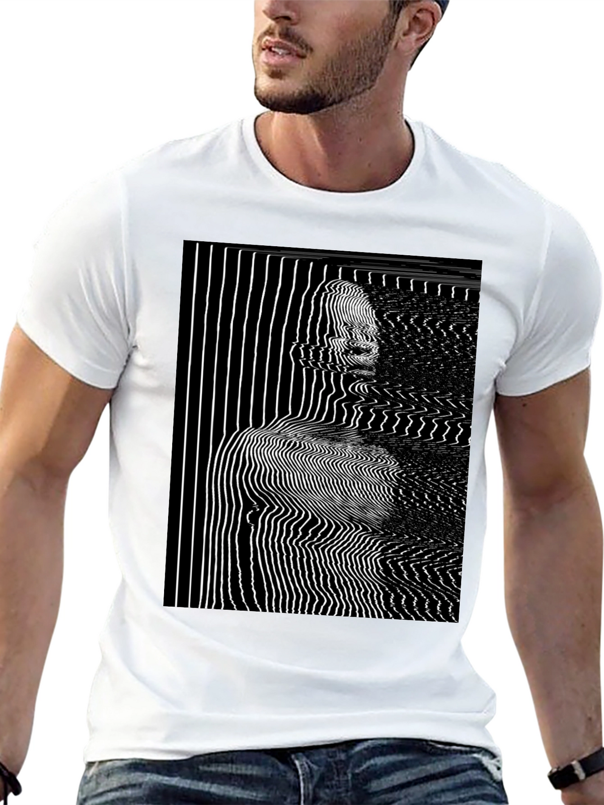 Abstract Graphic Tee - Modern Art T-Shirt