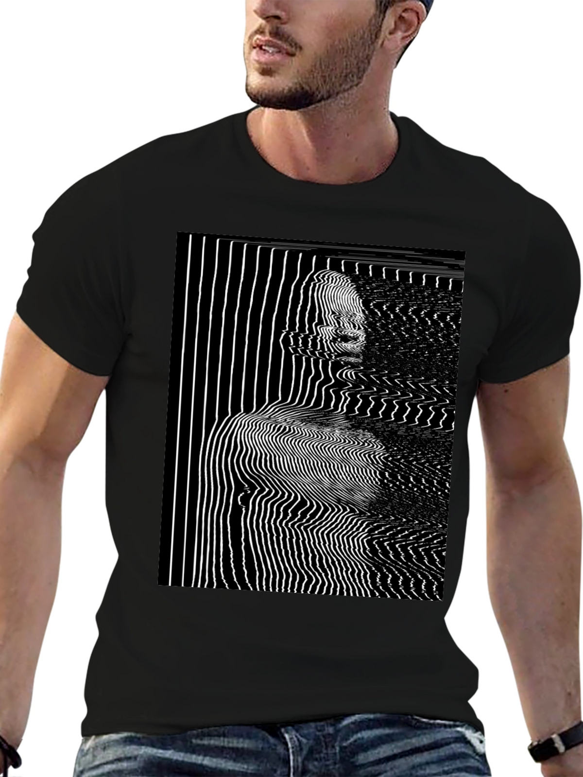Abstract Graphic Tee - Modern Art T-Shirt