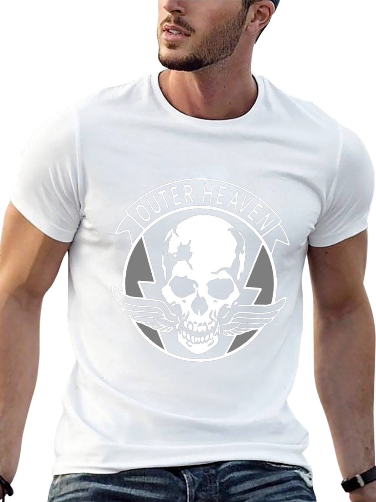 Outer Heaven Graphic T-Shirt: Classic Gamer Style
