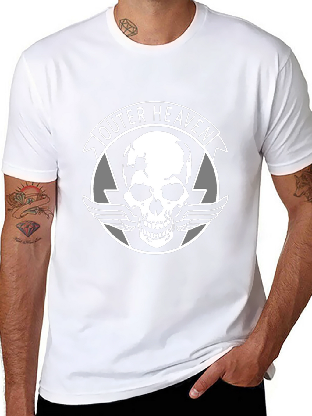 Outer Heaven Graphic T-Shirt: Classic Gamer Style