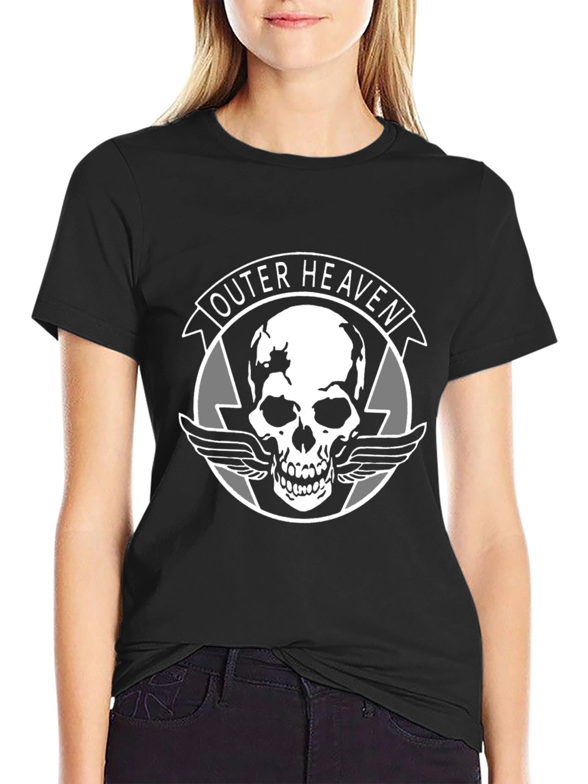 Outer Heaven Graphic T-Shirt: Classic Gamer Style
