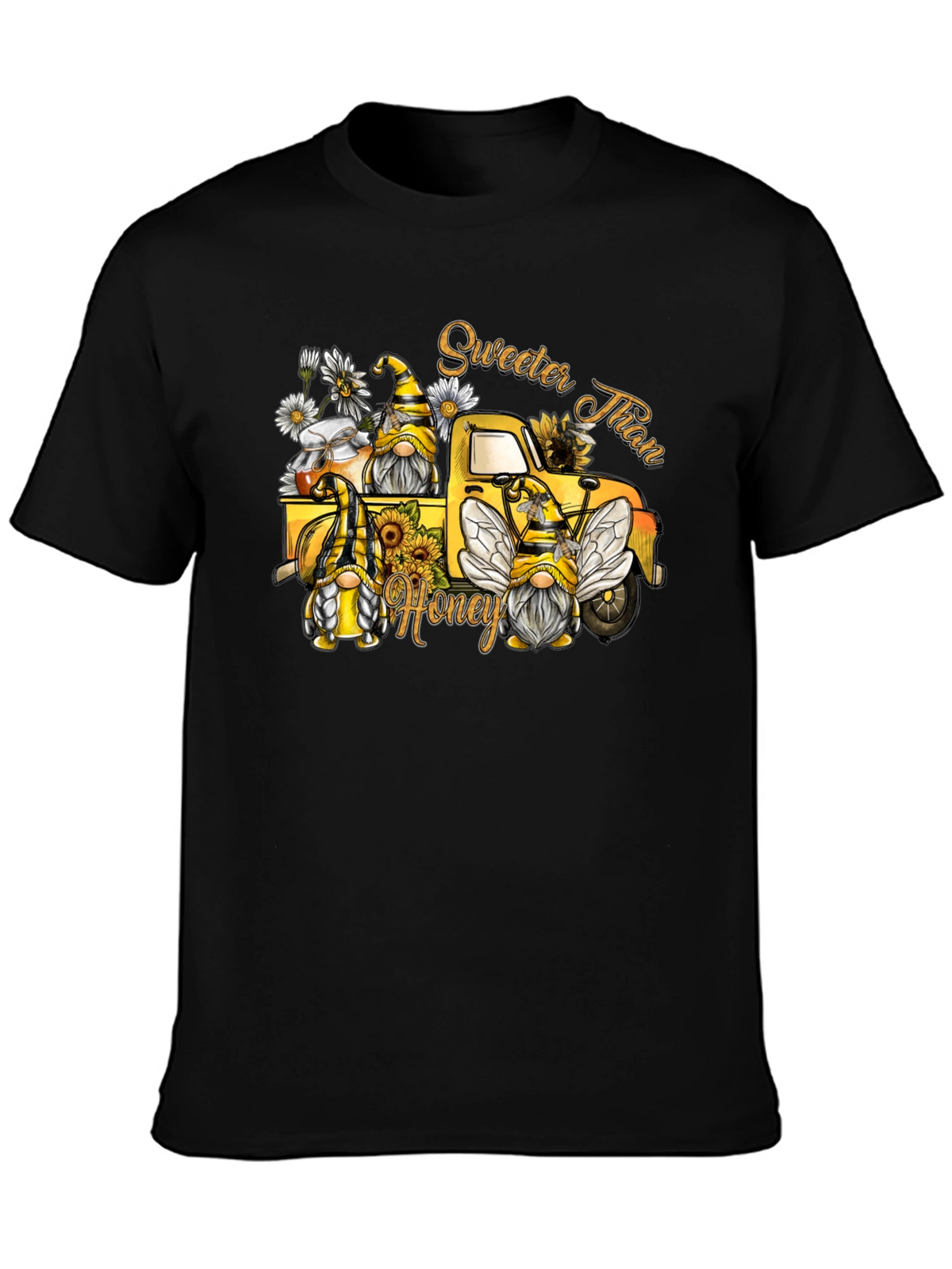 Sweeter Than Honey Bee Gnome Truck T-Shirt