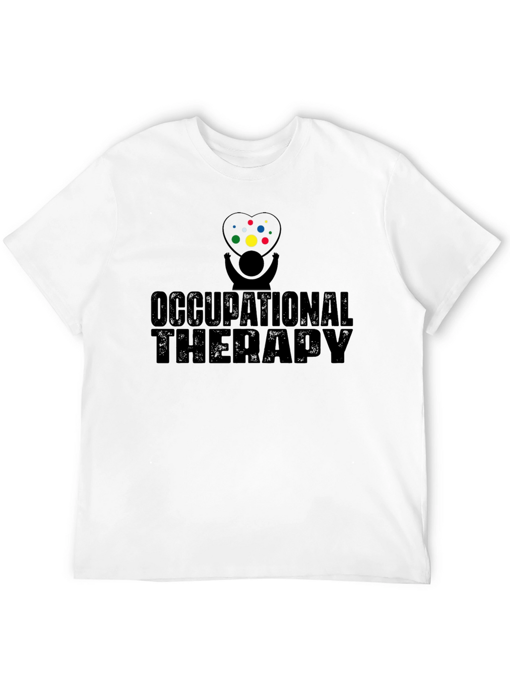 Occupational Therapy Heart Graphic Tee - Black