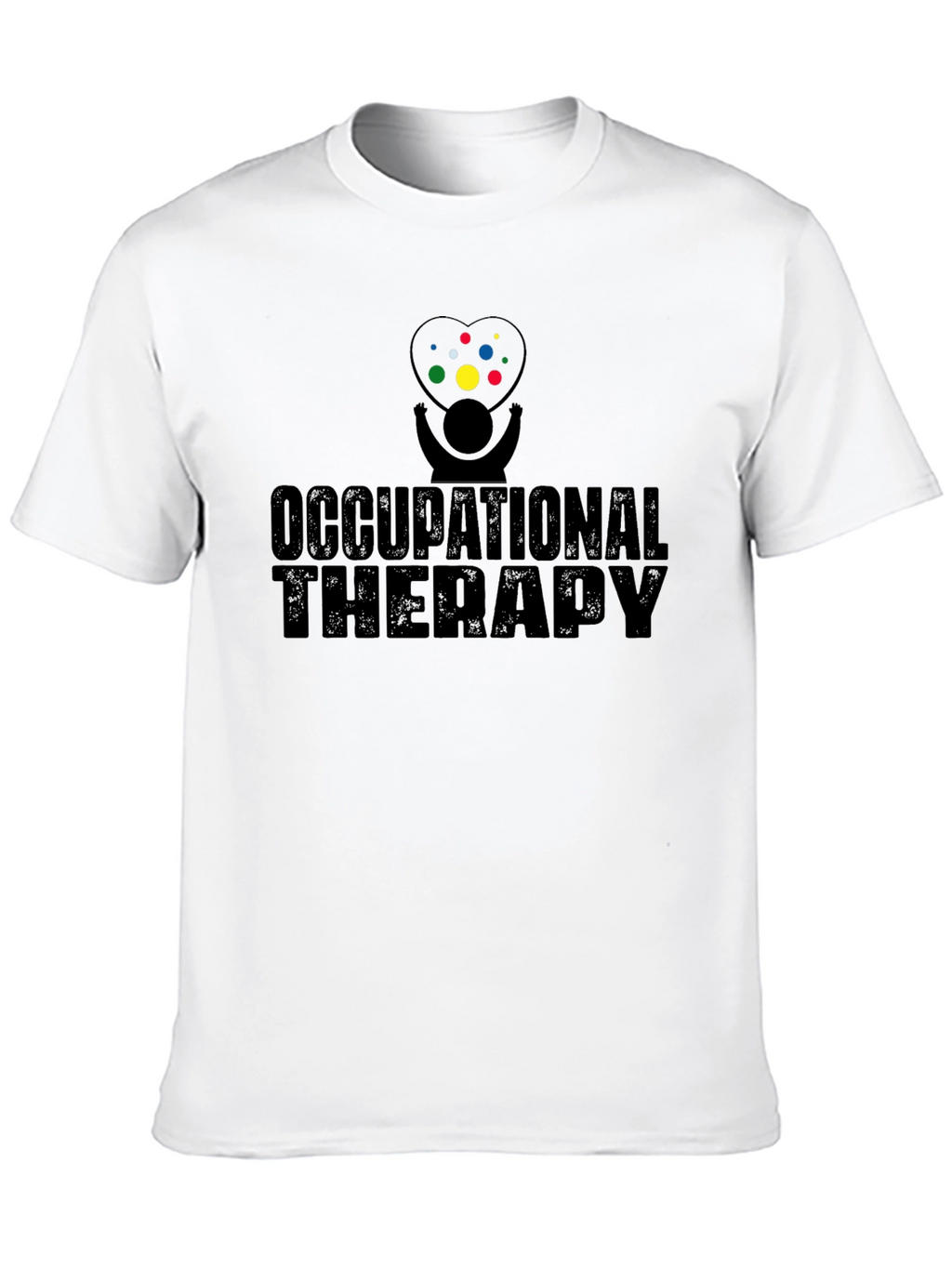 Occupational Therapy Heart Graphic Tee - Black