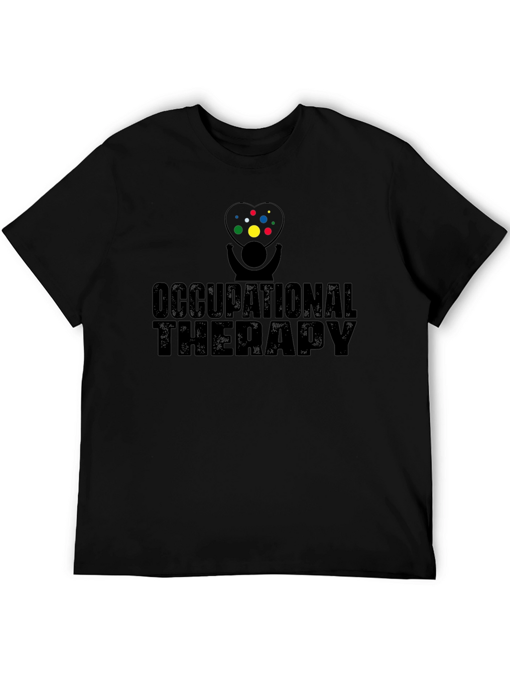 Occupational Therapy Heart Graphic Tee - Black