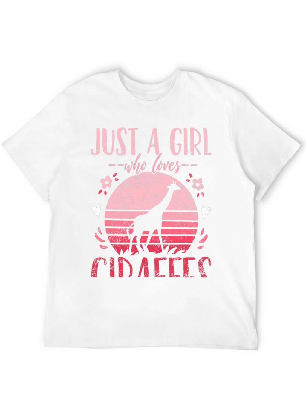 Just a Girl Who Loves Giraffes T-Shirt