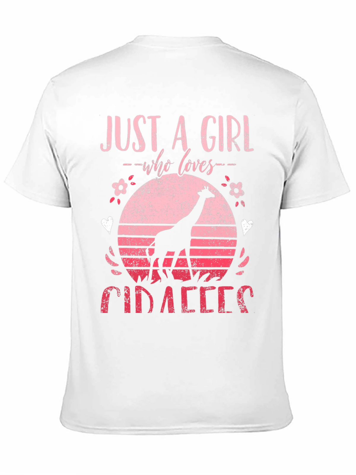 Just a Girl Who Loves Giraffes T-Shirt