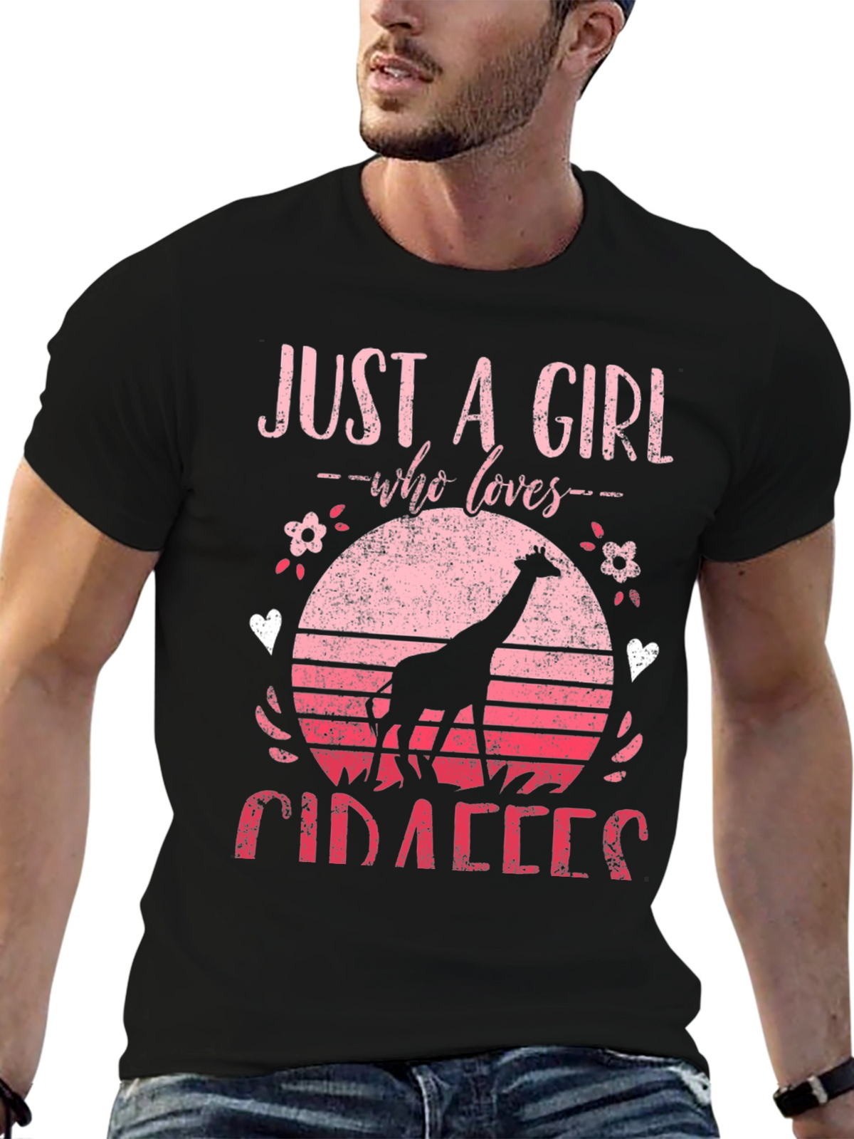 Just a Girl Who Loves Giraffes T-Shirt