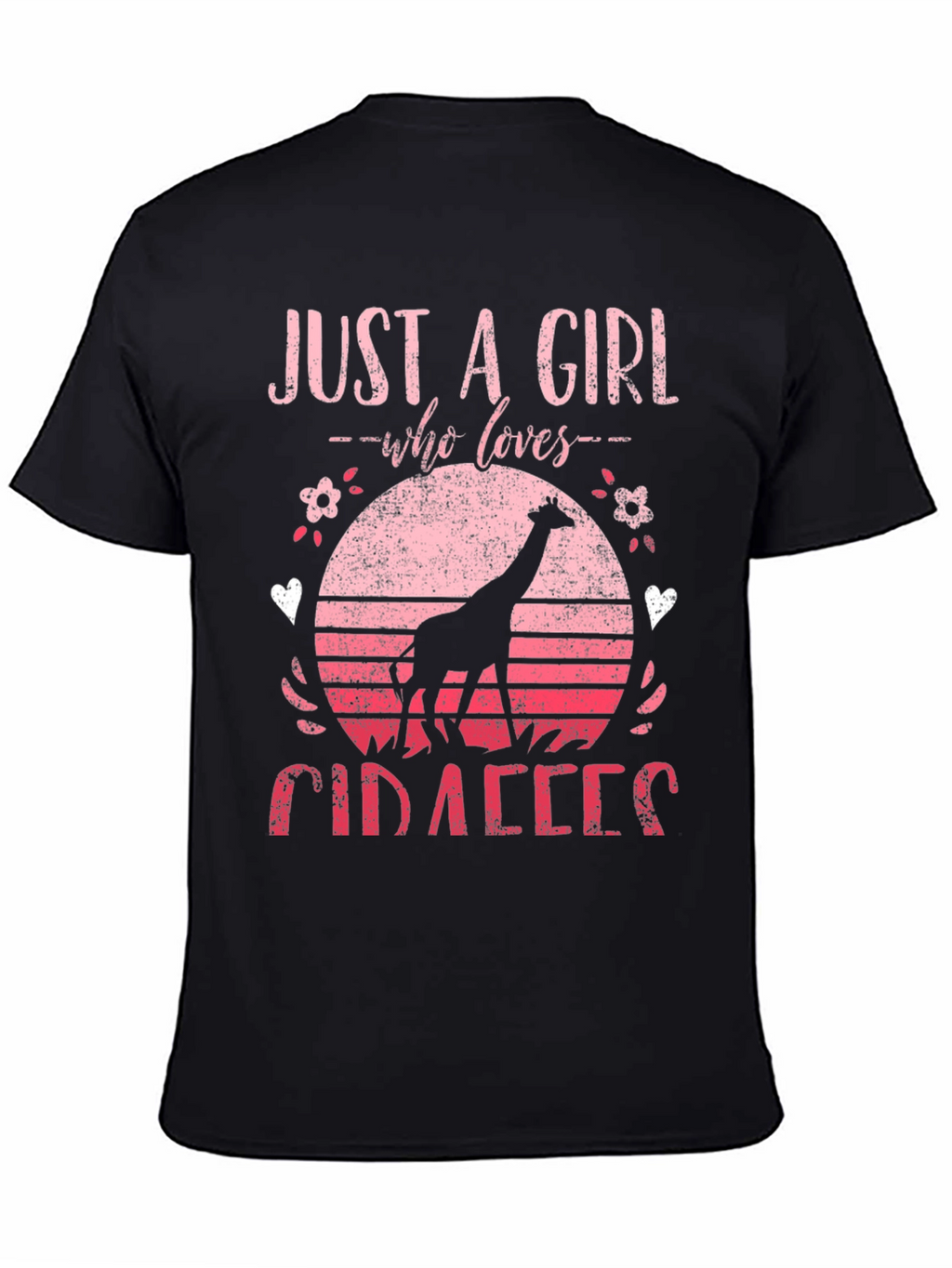 Just a Girl Who Loves Giraffes T-Shirt
