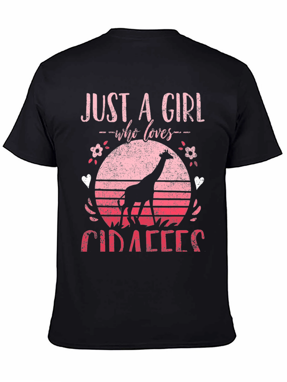 Just a Girl Who Loves Giraffes T-Shirt