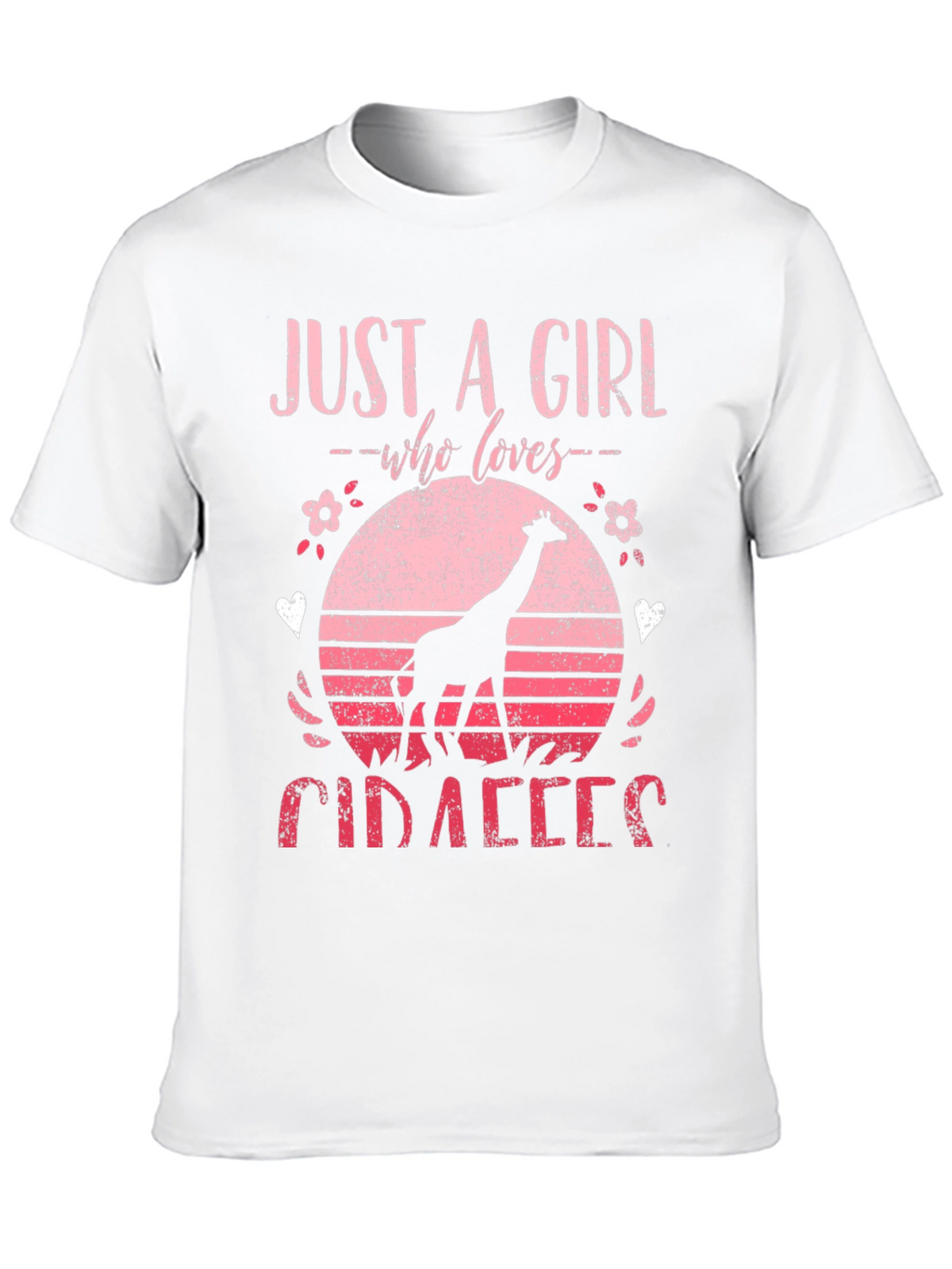Just a Girl Who Loves Giraffes T-Shirt
