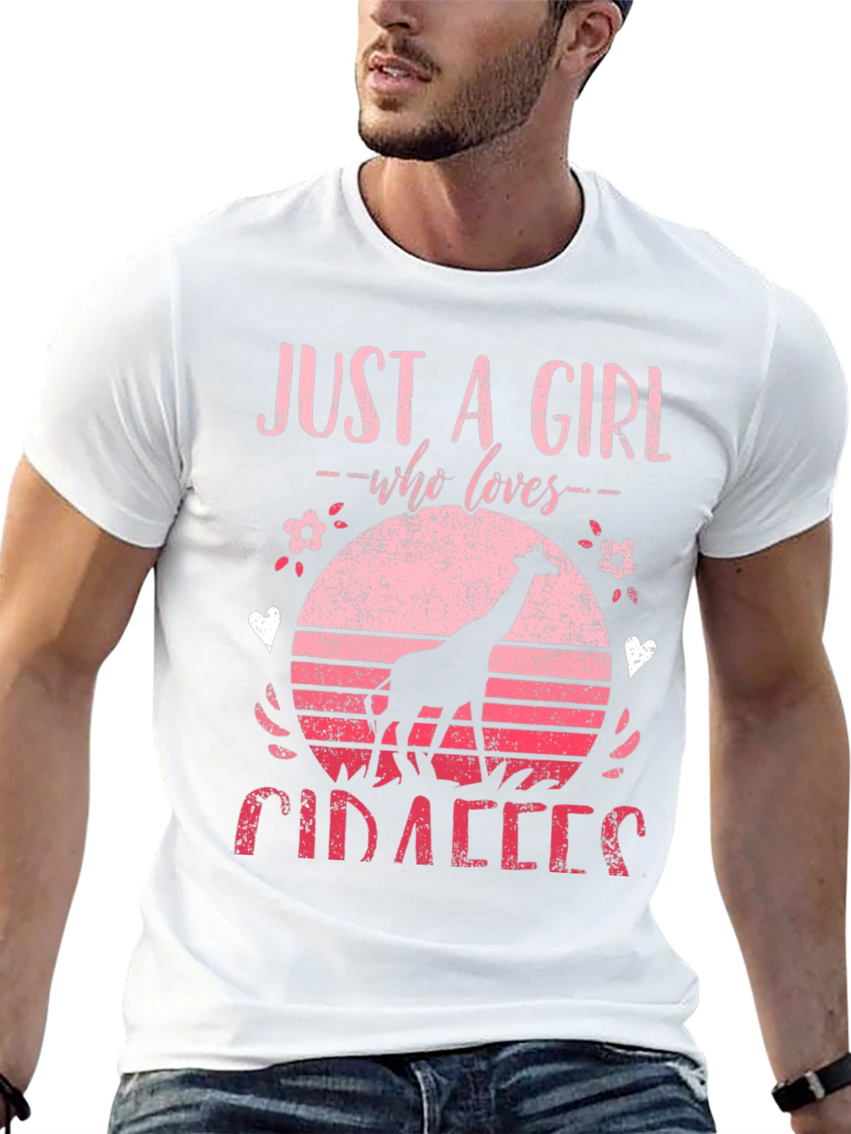 Just a Girl Who Loves Giraffes T-Shirt