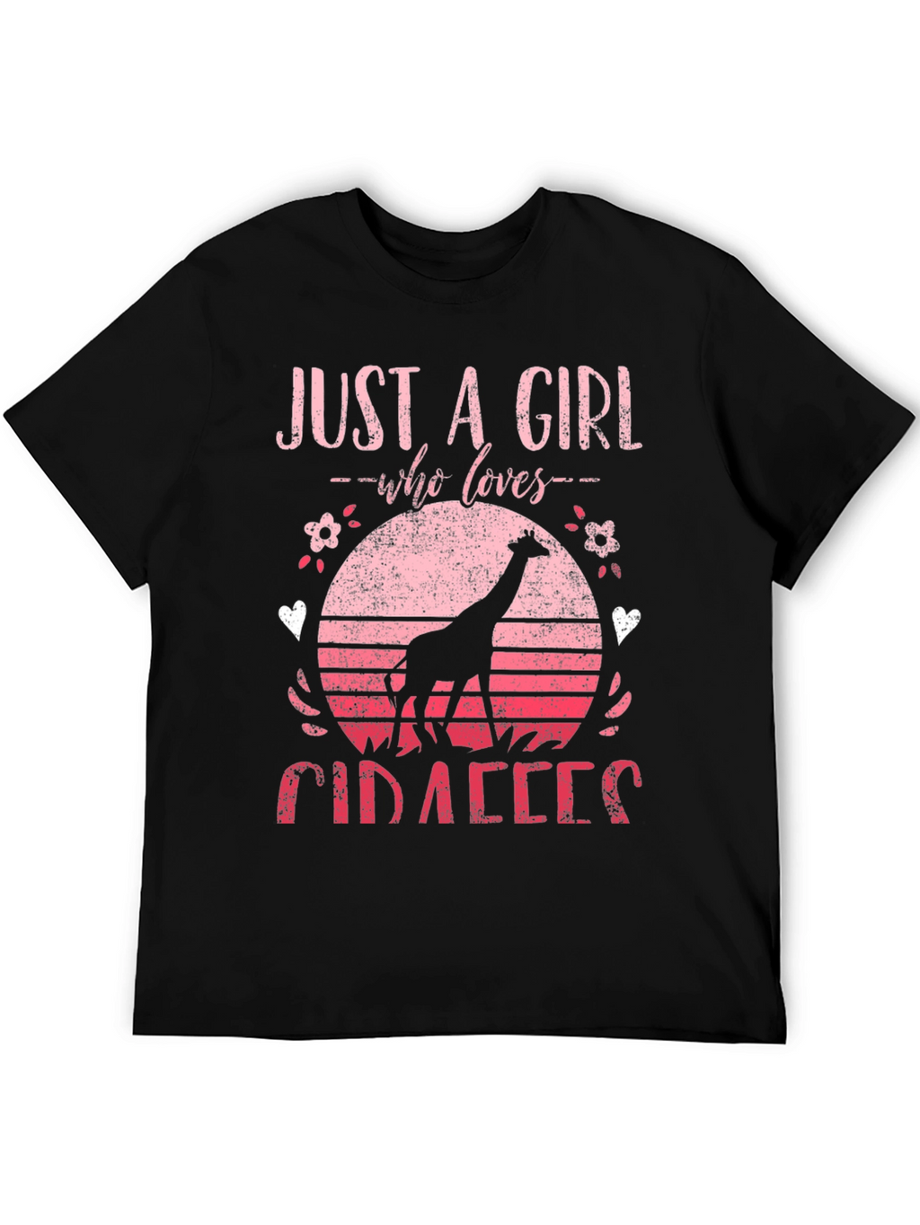Just a Girl Who Loves Giraffes T-Shirt