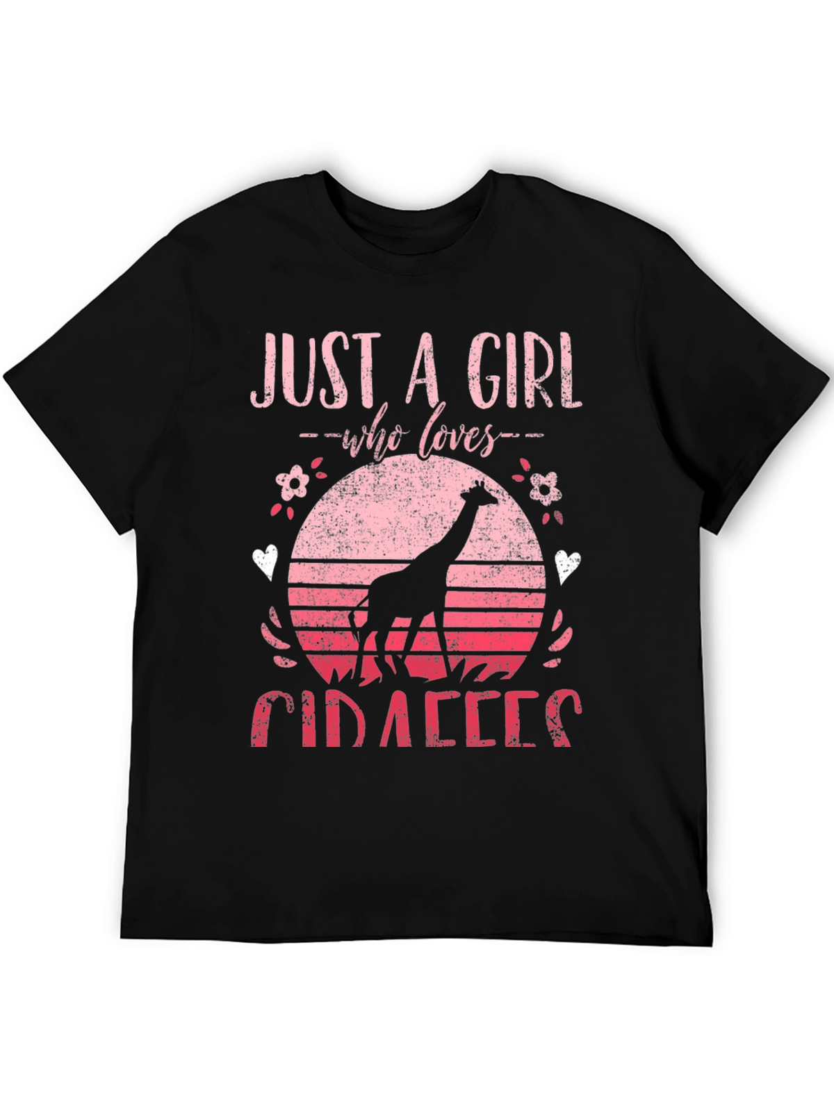 Just a Girl Who Loves Giraffes T-Shirt