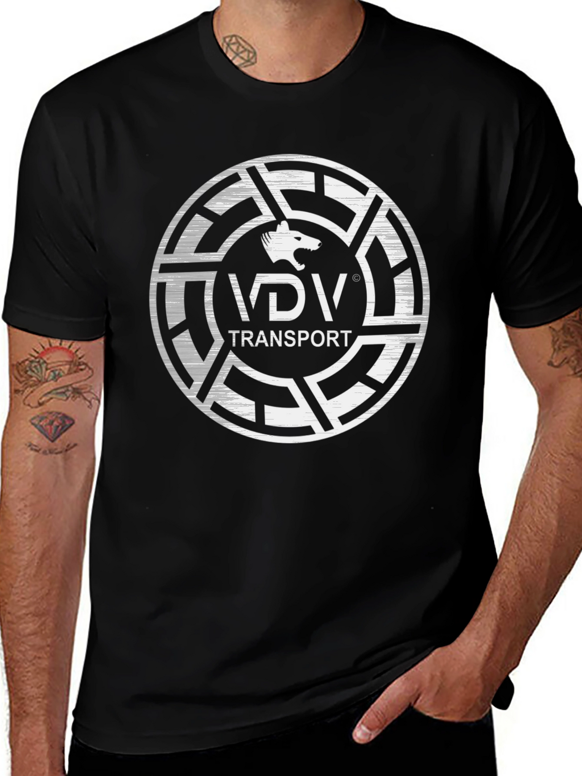 VDV Transport Graphic Black T-Shirt