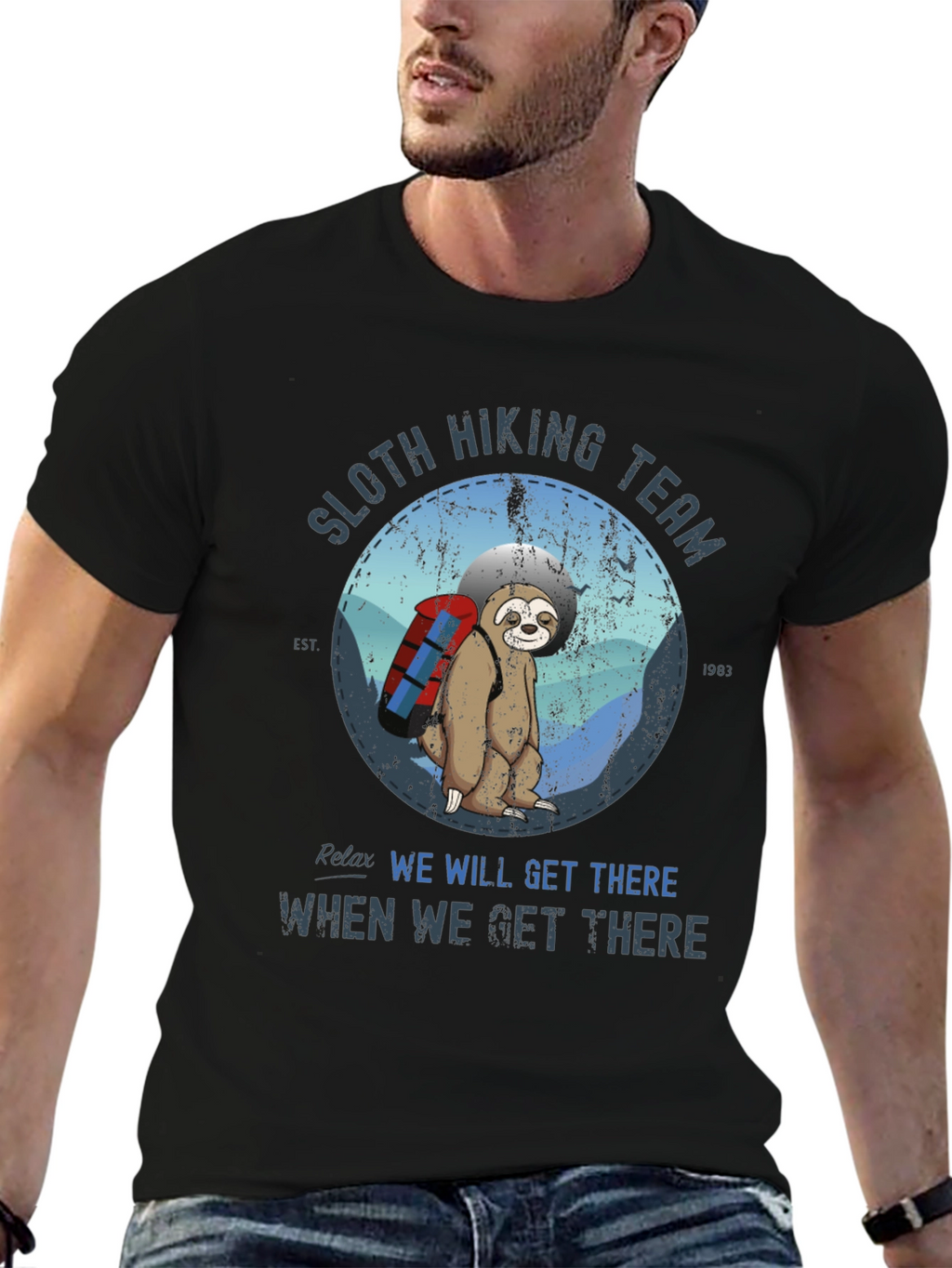 Sloth Hiking Team T-Shirt