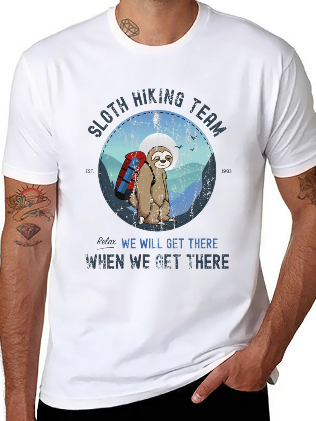 Sloth Hiking Team T-Shirt