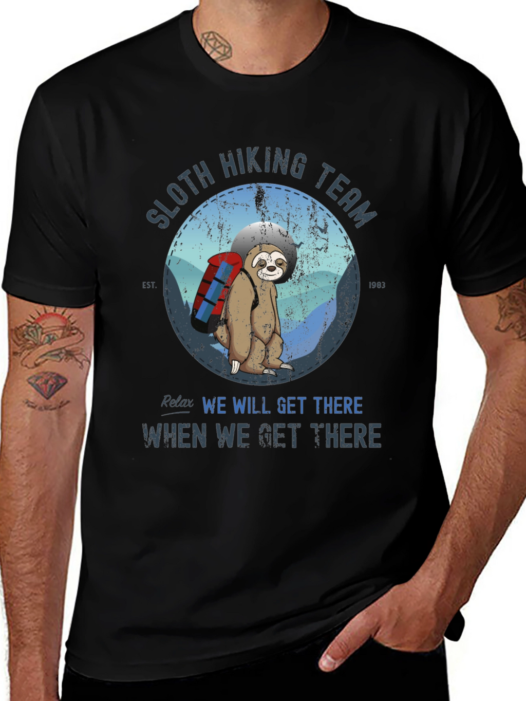 Sloth Hiking Team T-Shirt