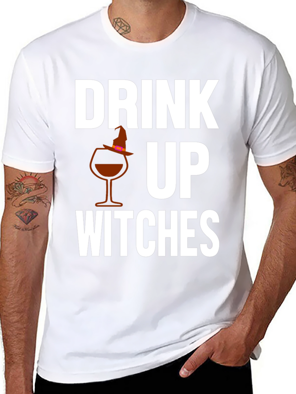 Drink Up Witches Graphic T-Shirt