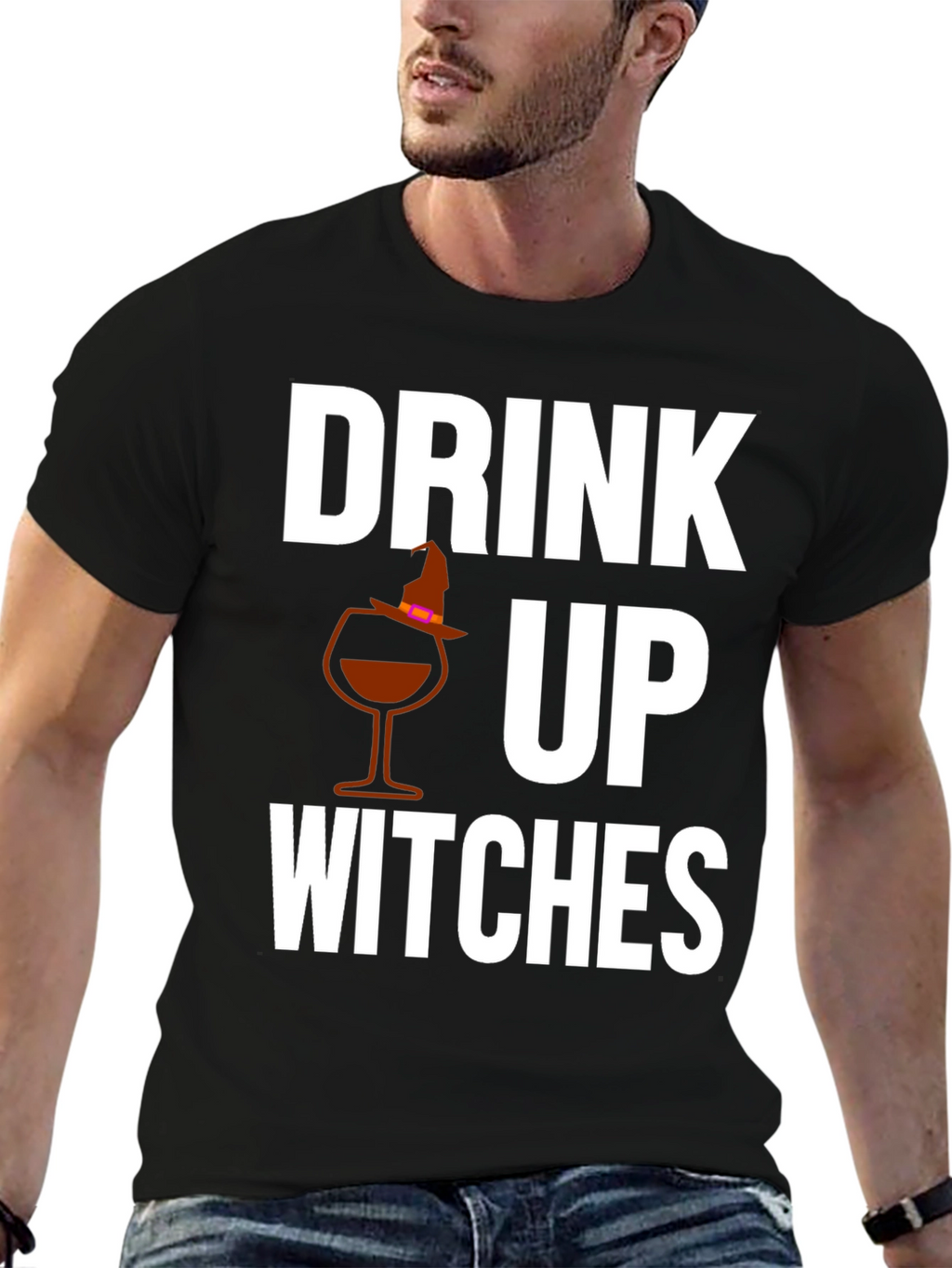 Drink Up Witches Graphic T-Shirt
