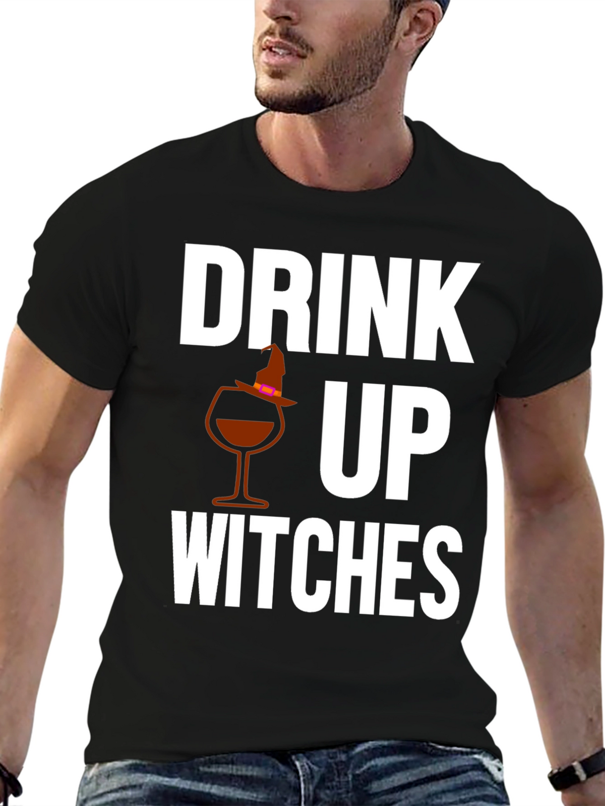 Drink Up Witches Graphic T-Shirt
