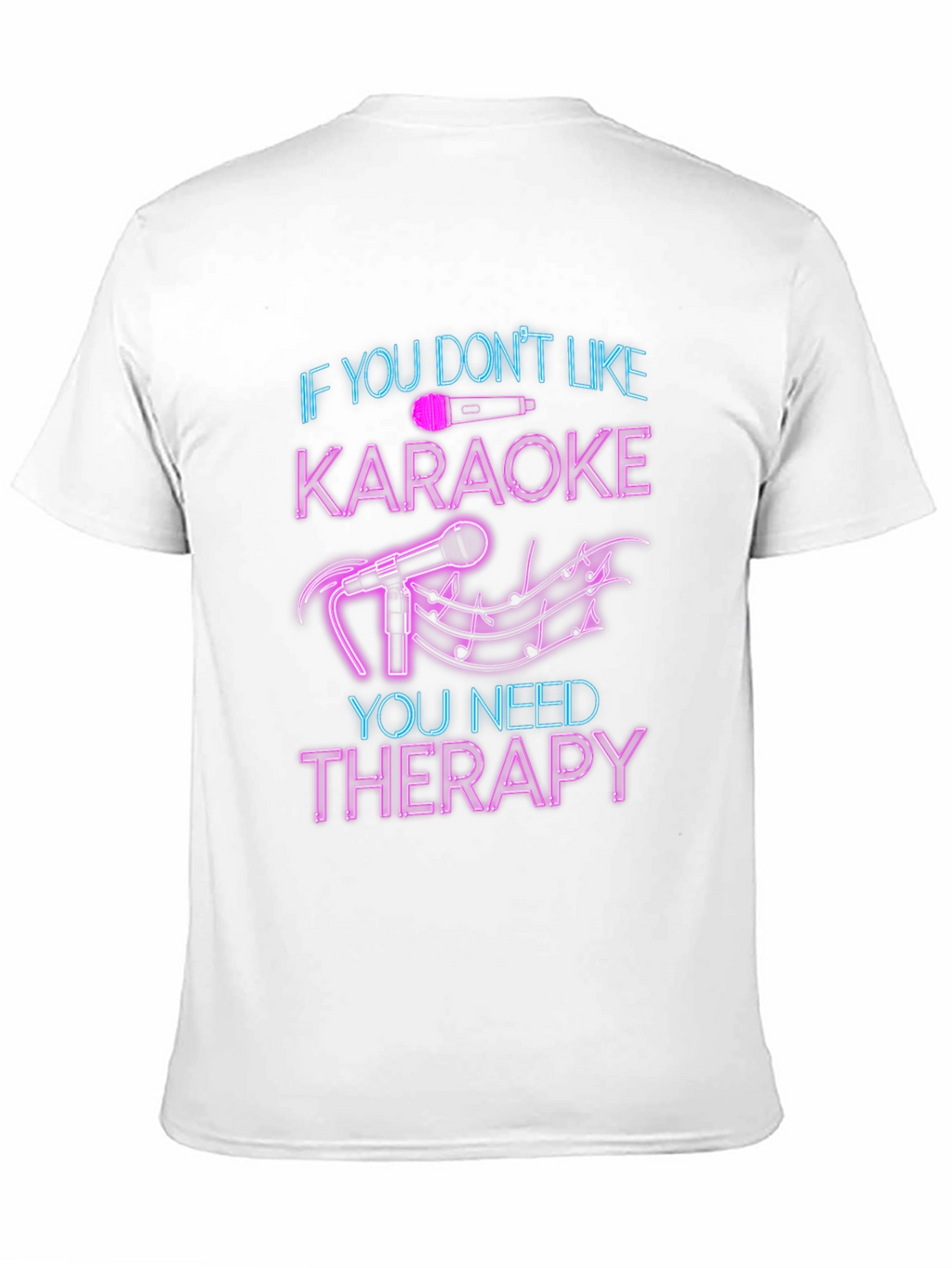 Karaoke Therapy T-Shirt - Funny Music Lover Tee