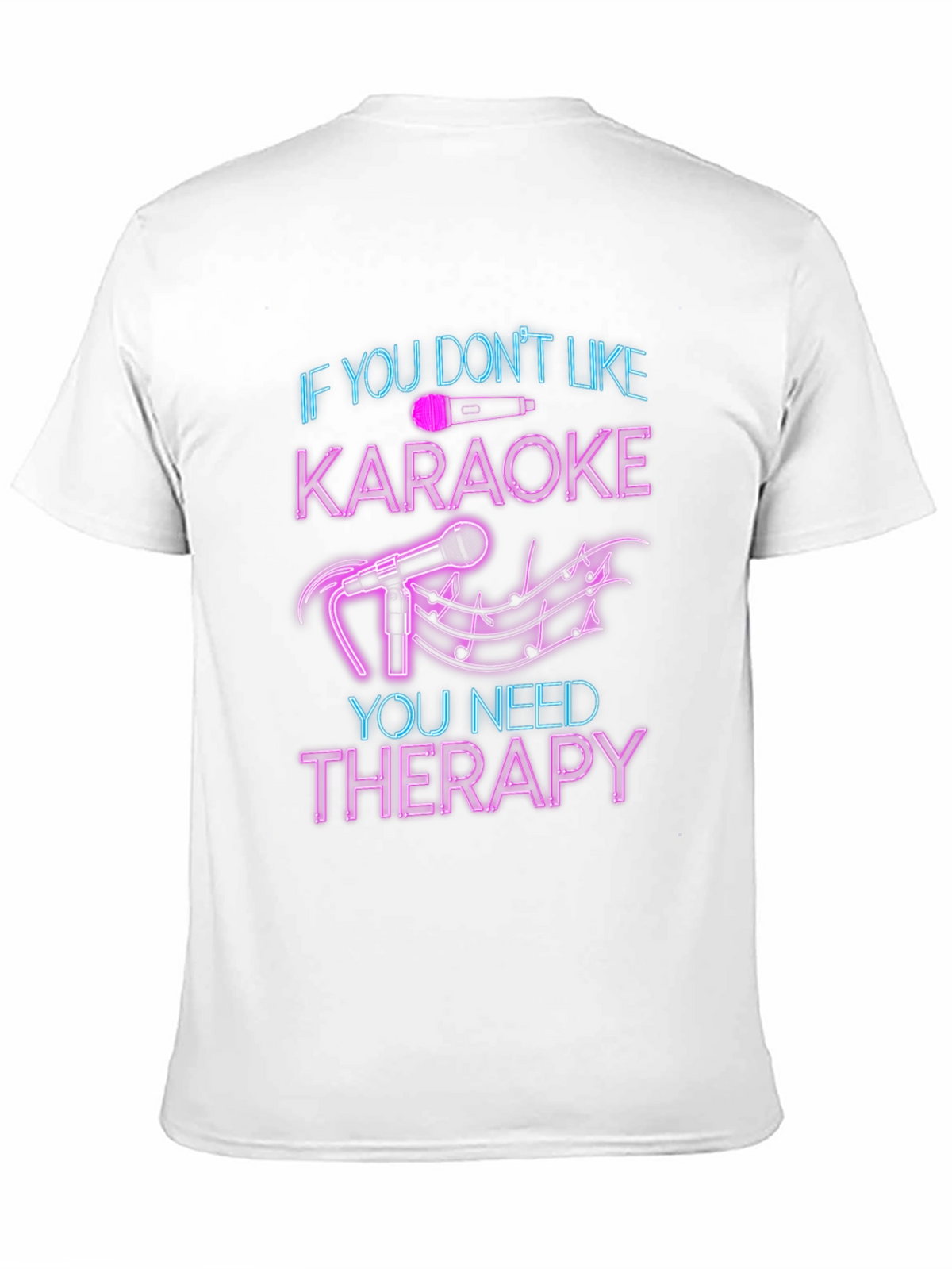 Karaoke Therapy T-Shirt - Funny Music Lover Tee