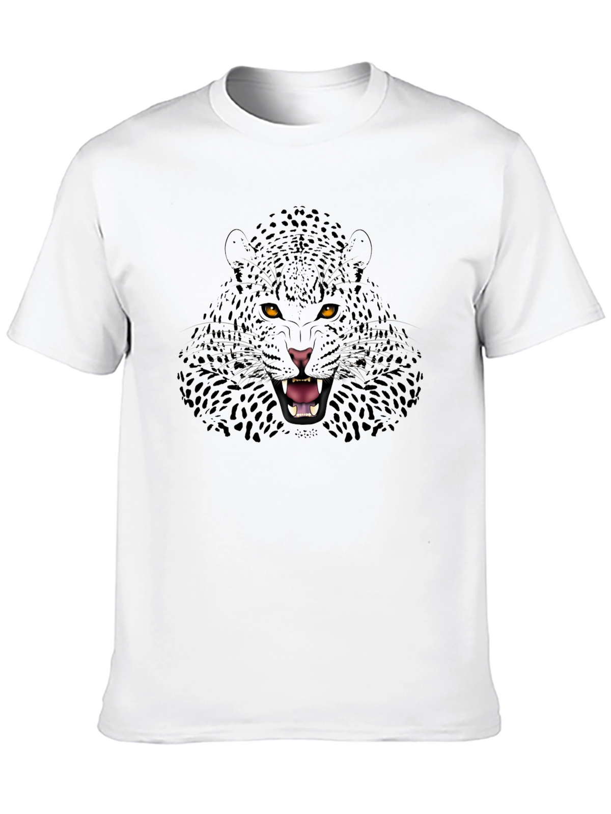 Black Panther Graphic Print Mens T-Shirt