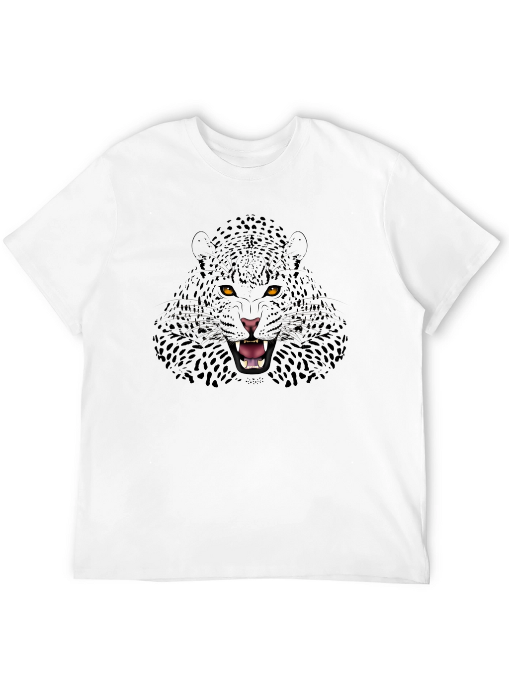 Black Panther Graphic Print Mens T-Shirt