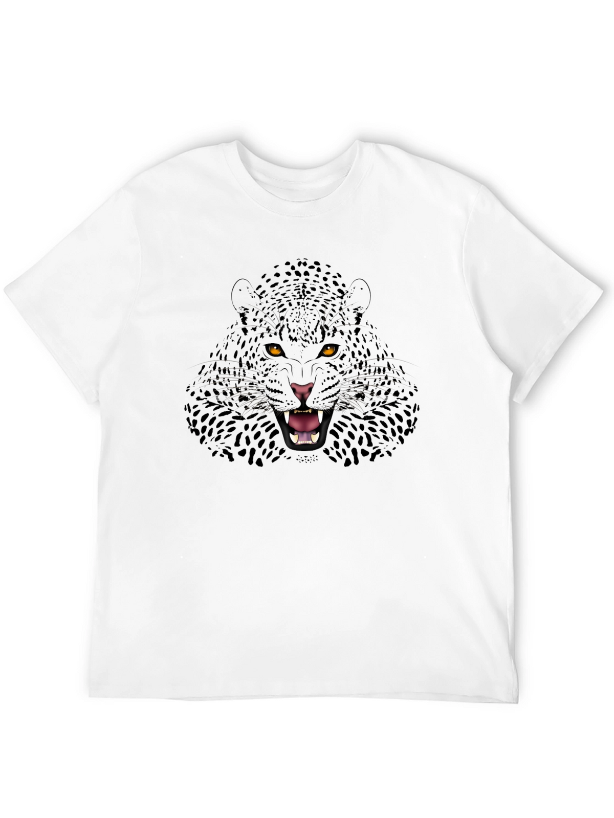 Black Panther Graphic Print Mens T-Shirt