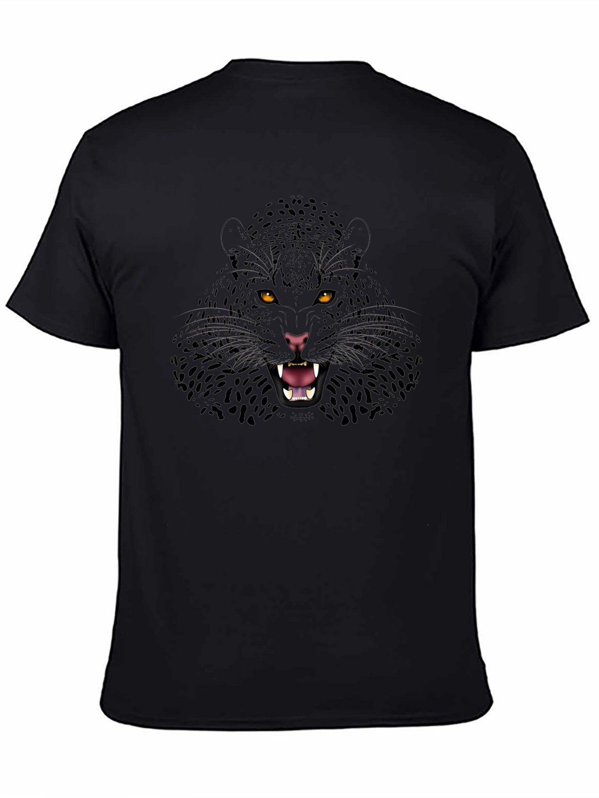 Black Panther Graphic Print Mens T-Shirt
