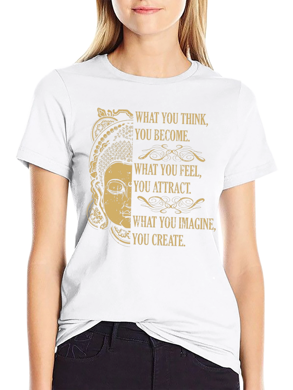 Buddha Inspirational T-Shirt - You Become