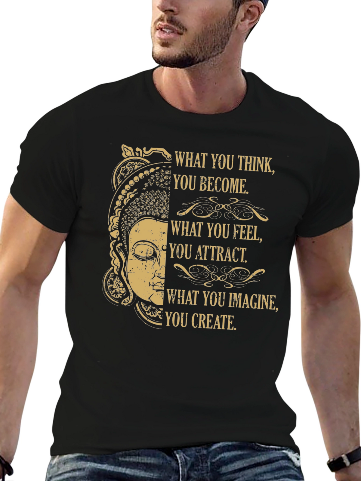 Buddha Inspirational T-Shirt - You Become