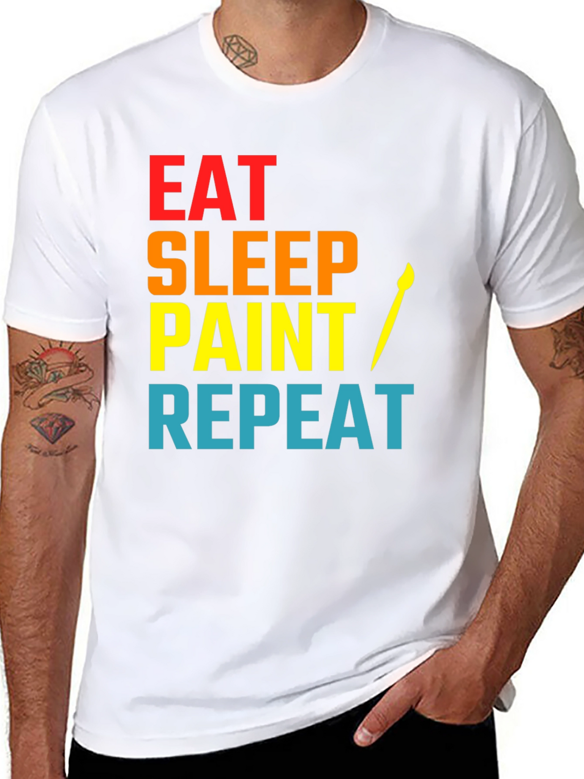 Eat Sleep Paint Repeat T-Shirt