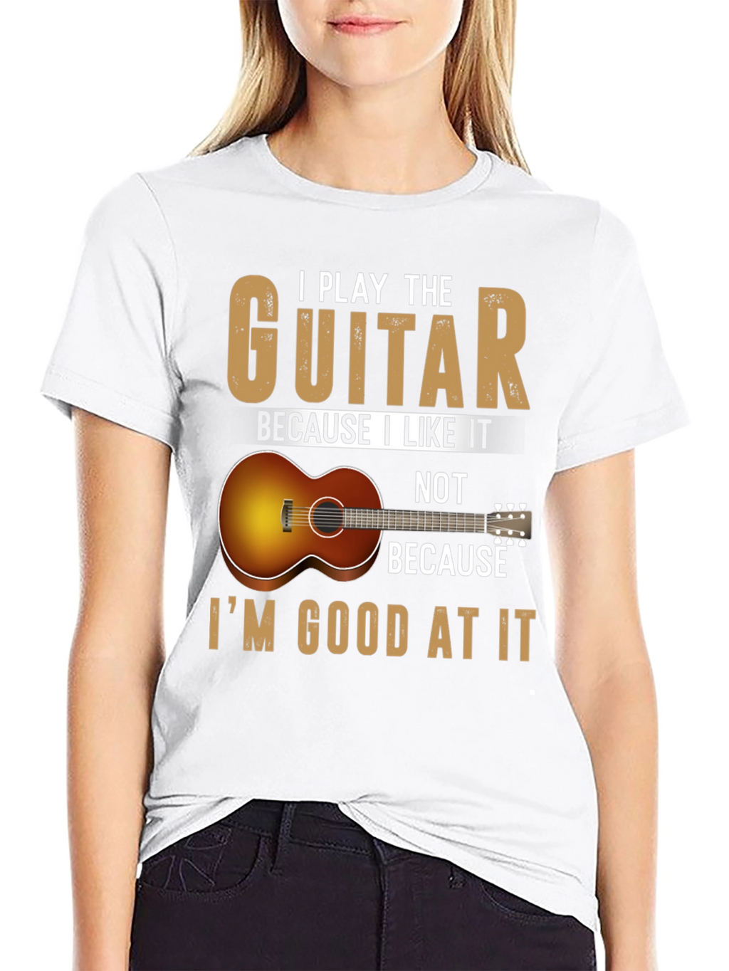 Guitarist Tee: I Play Because I Like It
