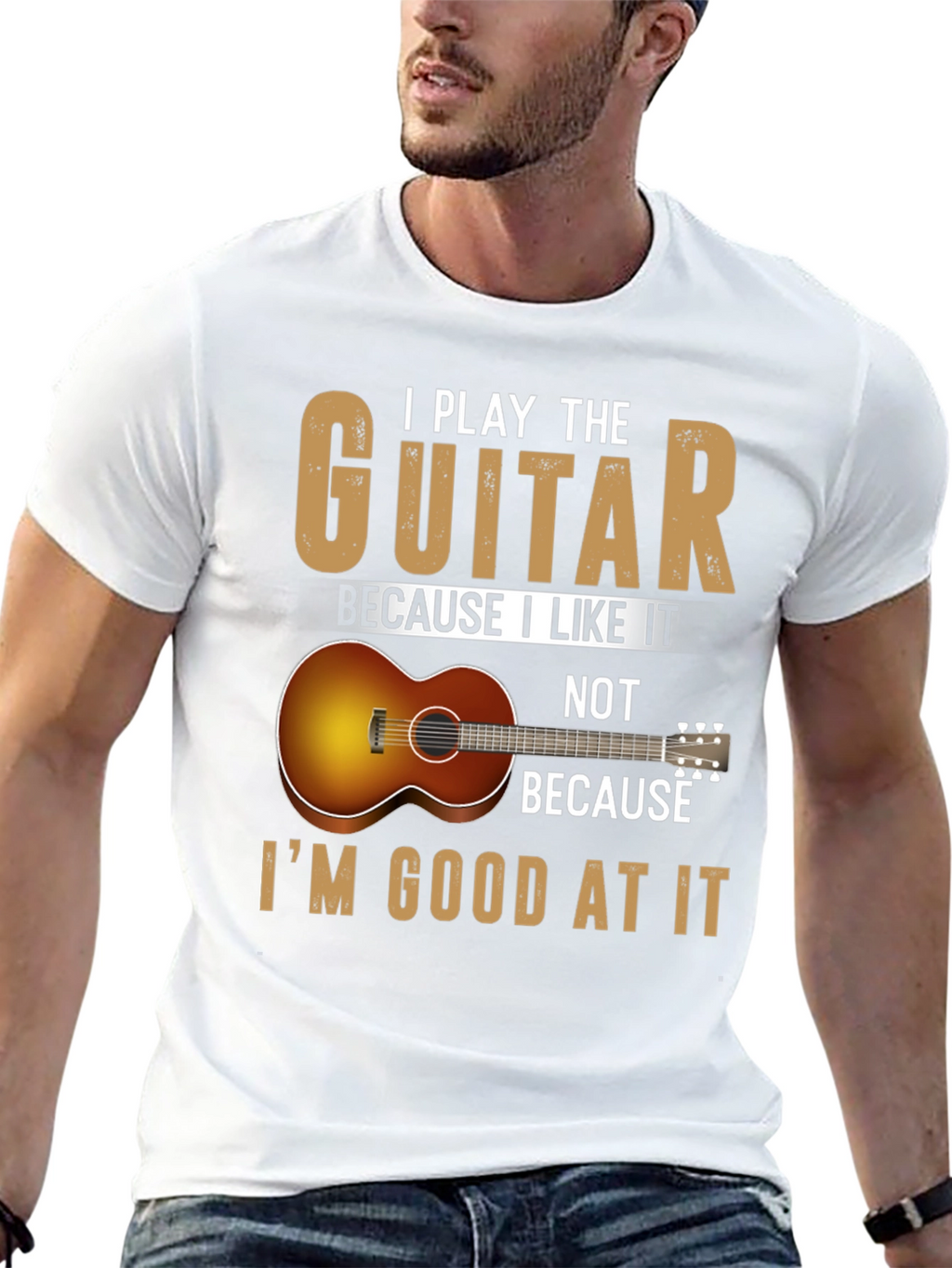 Guitarist Tee: I Play Because I Like It