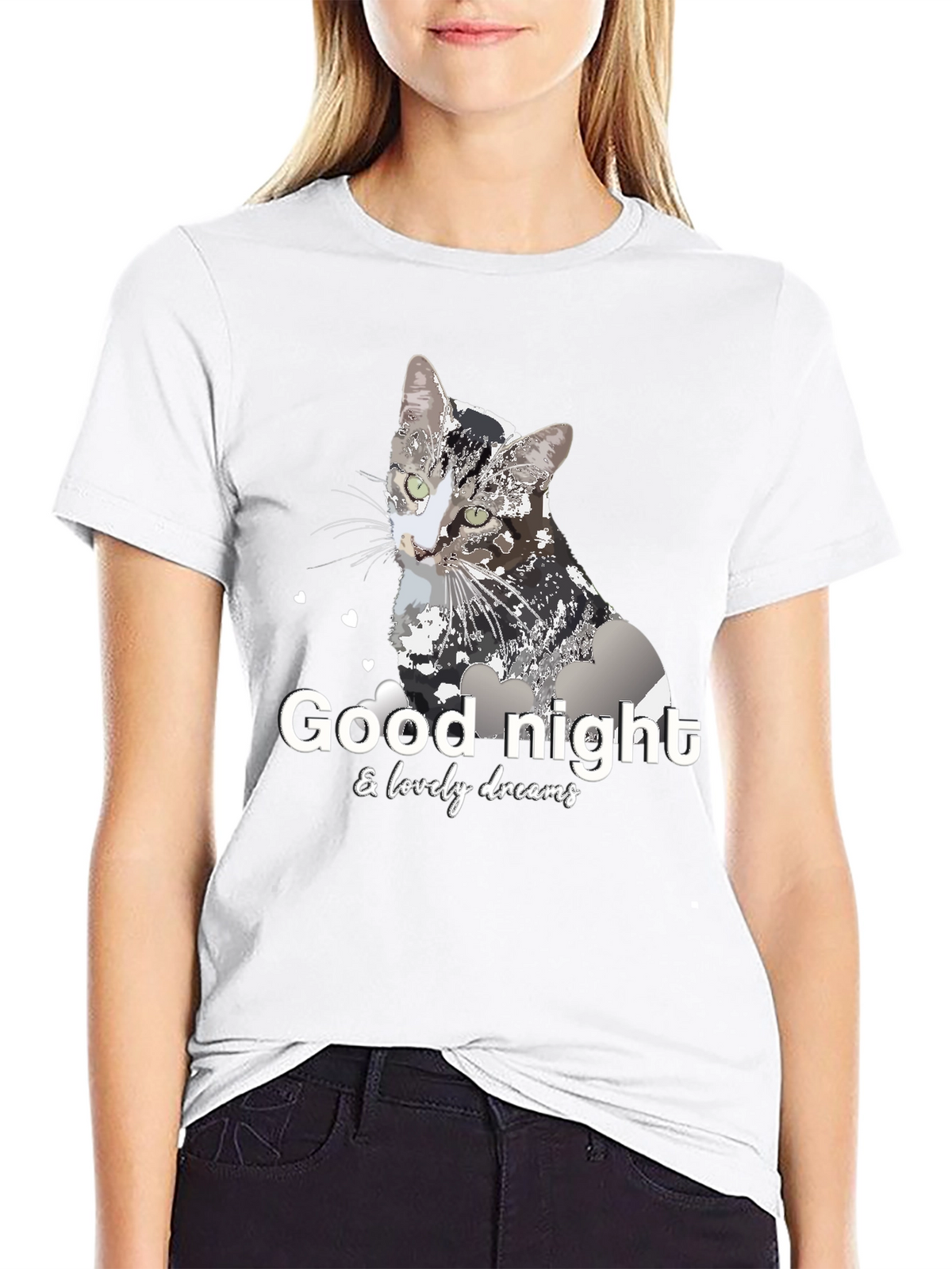 Good Night Cat T-Shirt