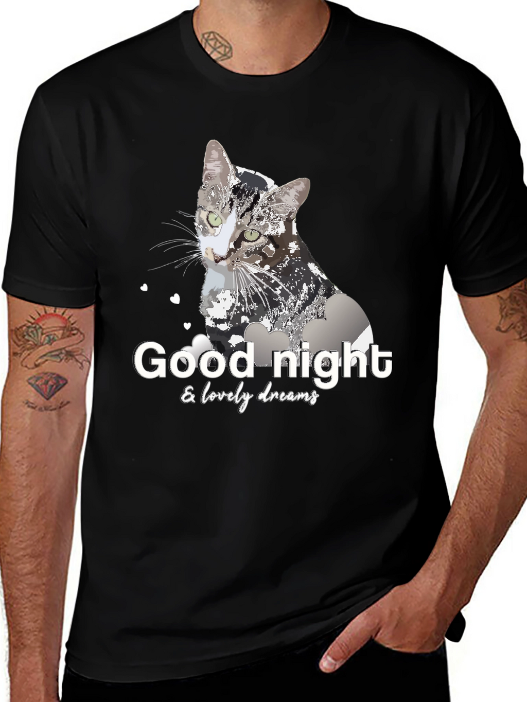 Good Night Cat T-Shirt