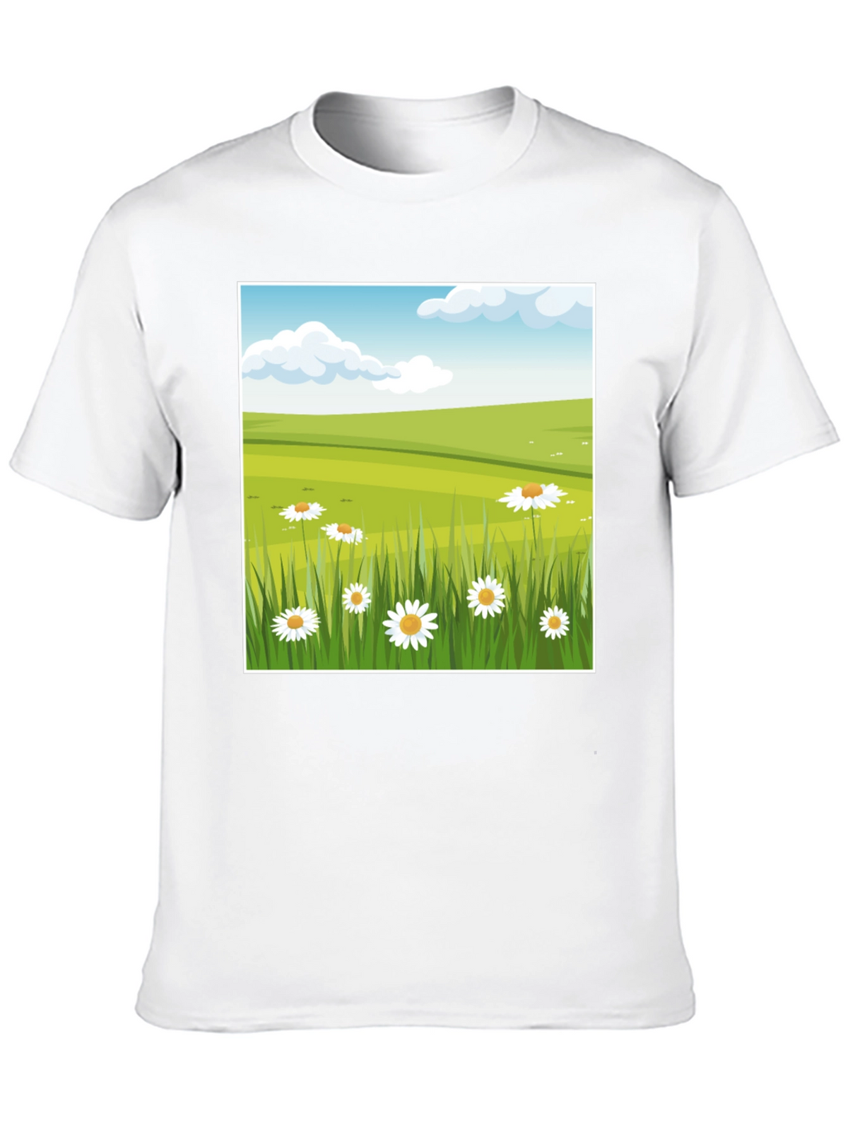 Meadow Scene Graphic Tee