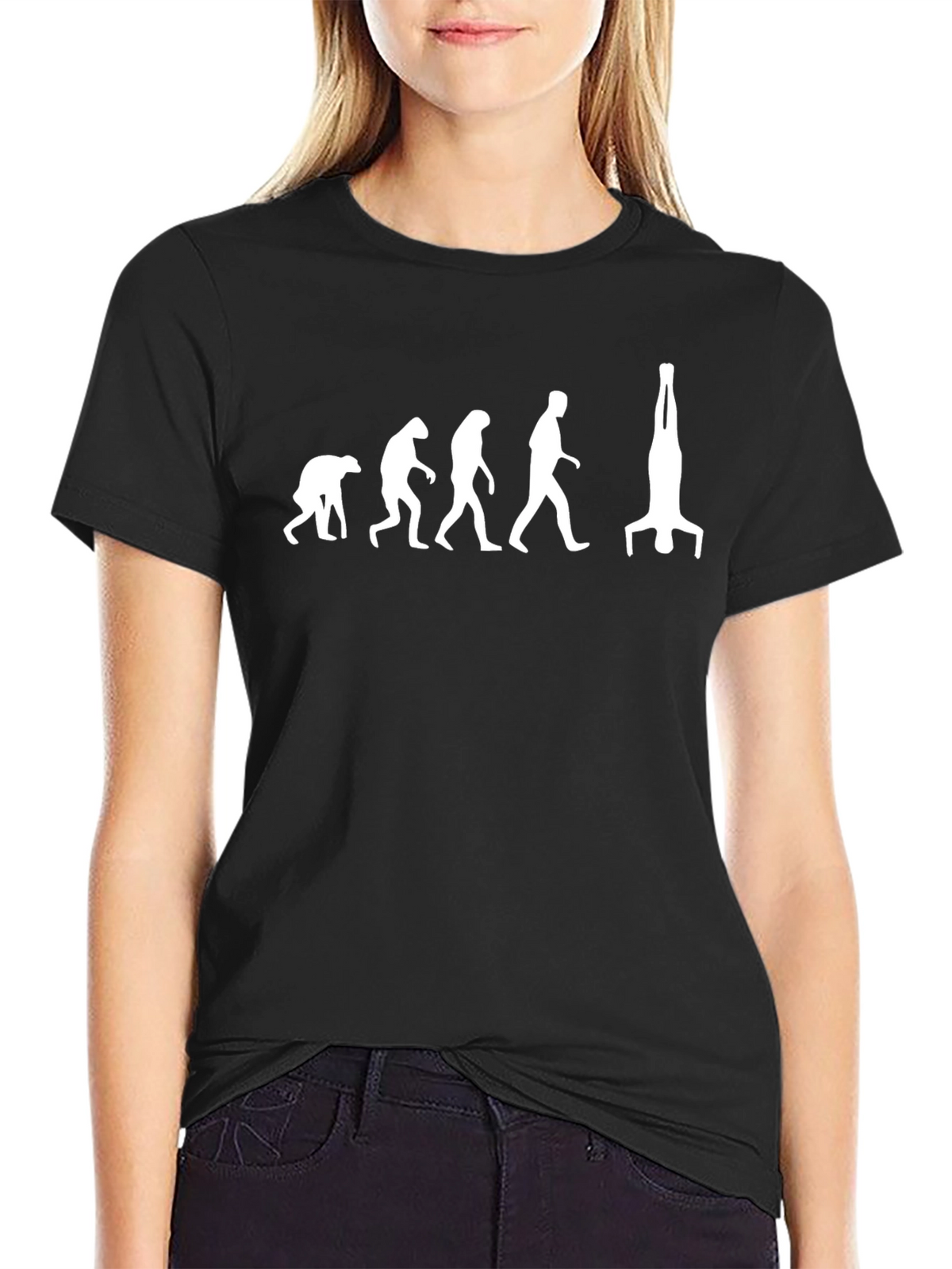 Evolution Handstand T-Shirt - Yoga Lover Tee