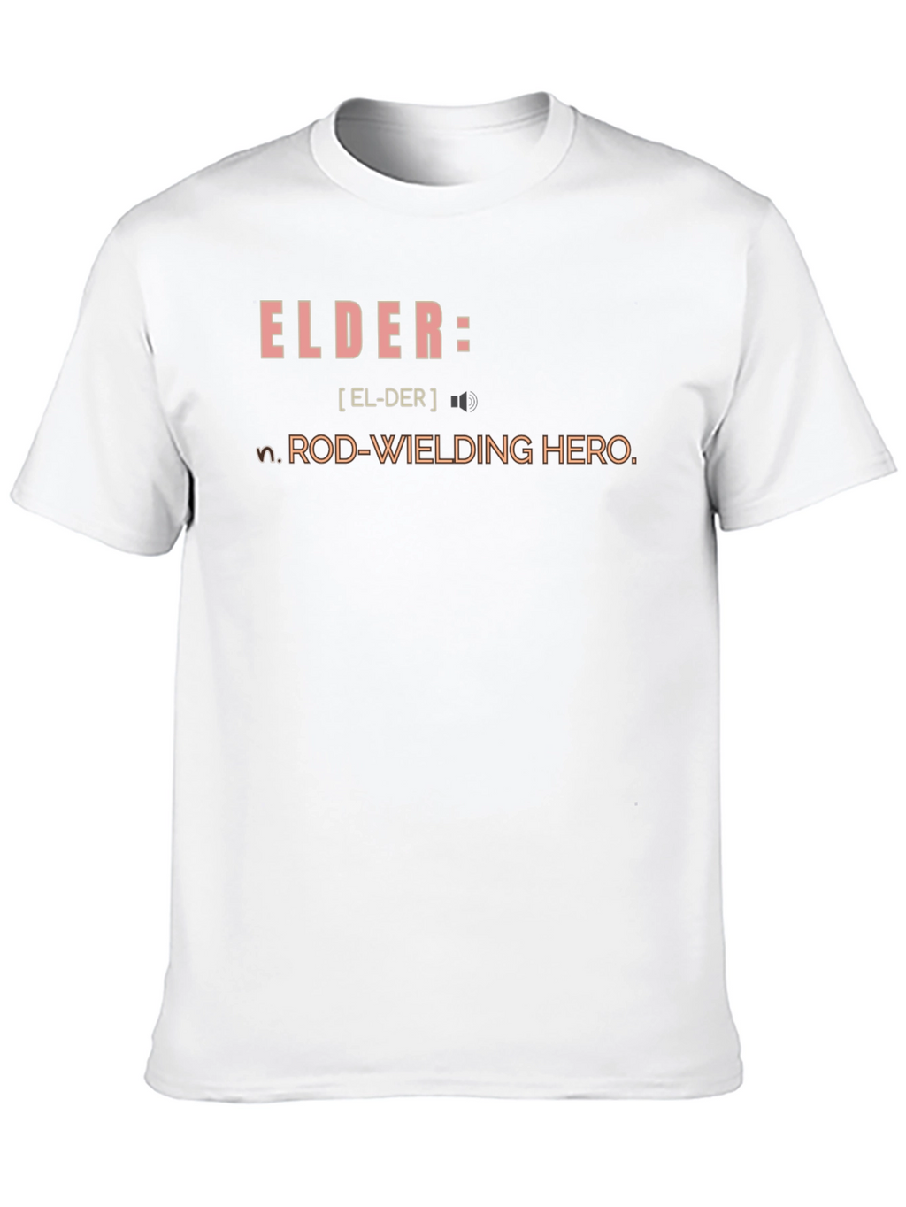 Elder Rod-Wielding Hero Definition Graphic T-Shirt
