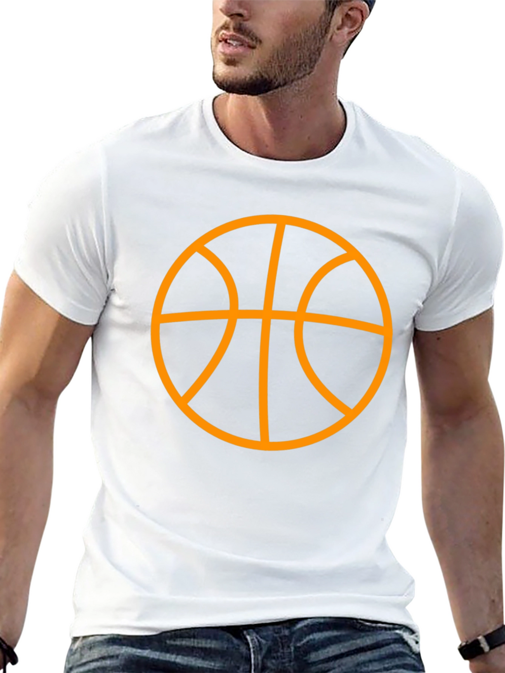 Basketball Graphic T-Shirt - Black