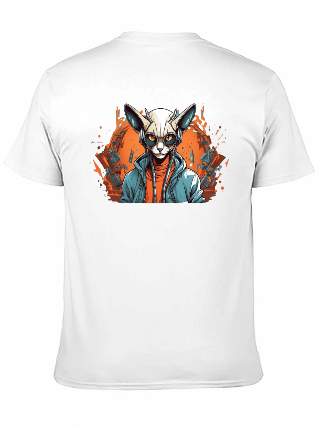 Sphynx Cat DJ Graphic Tee
