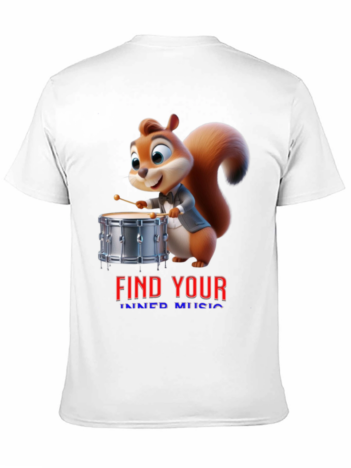 Find Your Inner Music Squirrel Drummer T-Shirt