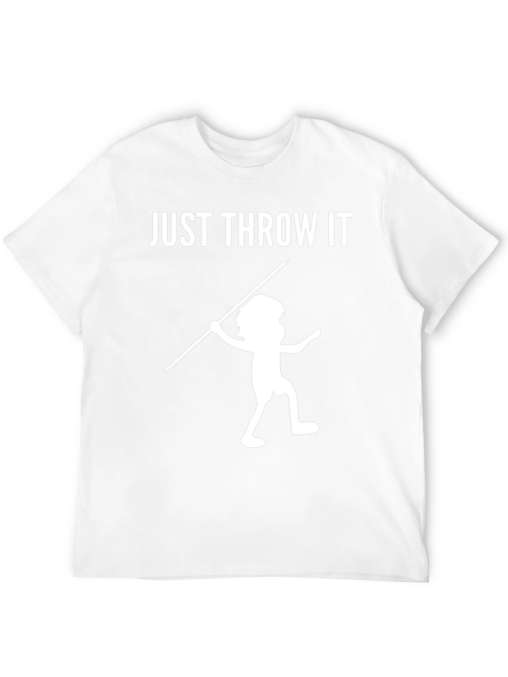 Just Throw It! Novelty Black T-Shirt